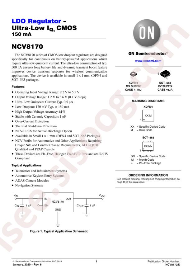NCV8170BMX180TCG