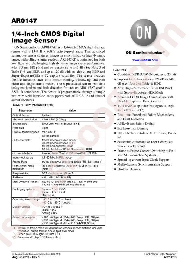AR0147ATSC00XUEG0-TPBR
