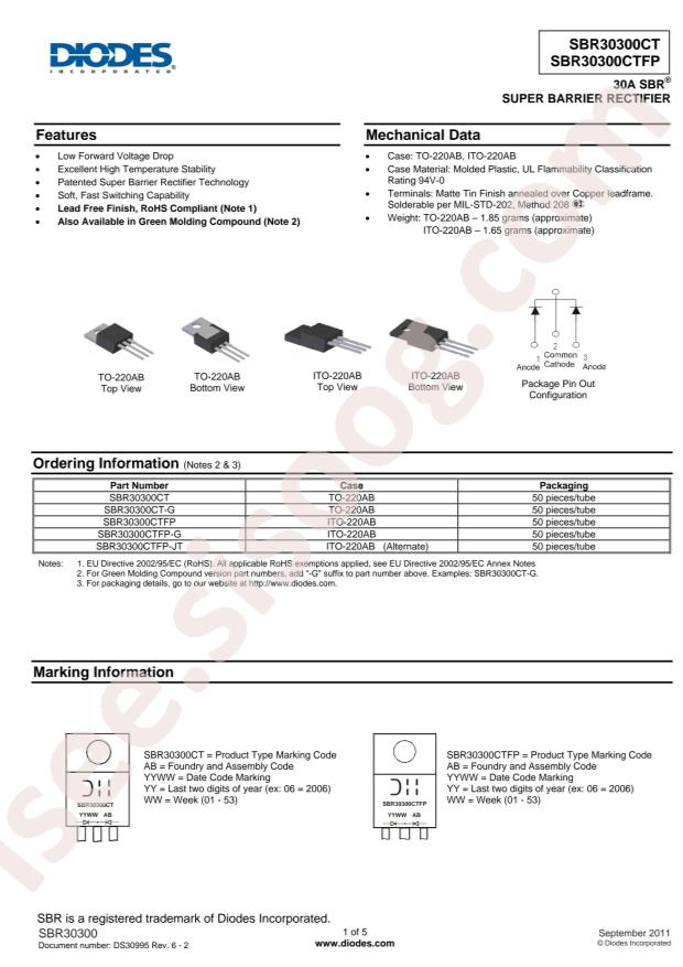 SBR30300CTFP