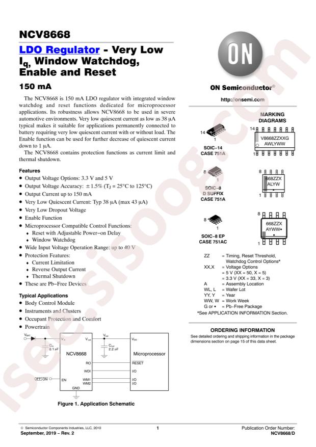 NCV8668ABPD33R2G