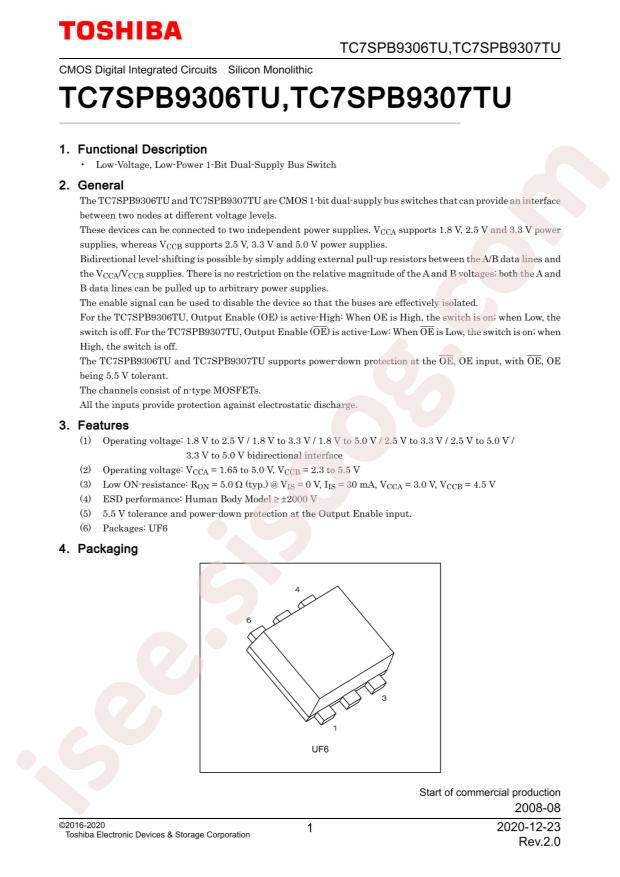 TC7SPB9307TU,LF(CT