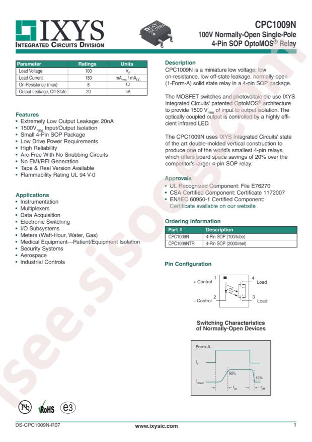 CPC1009NTR