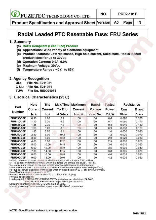 FRU600-30F