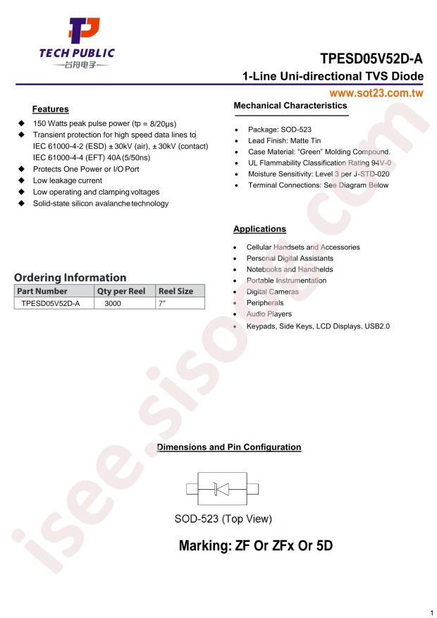 TPESD05V52D-A
