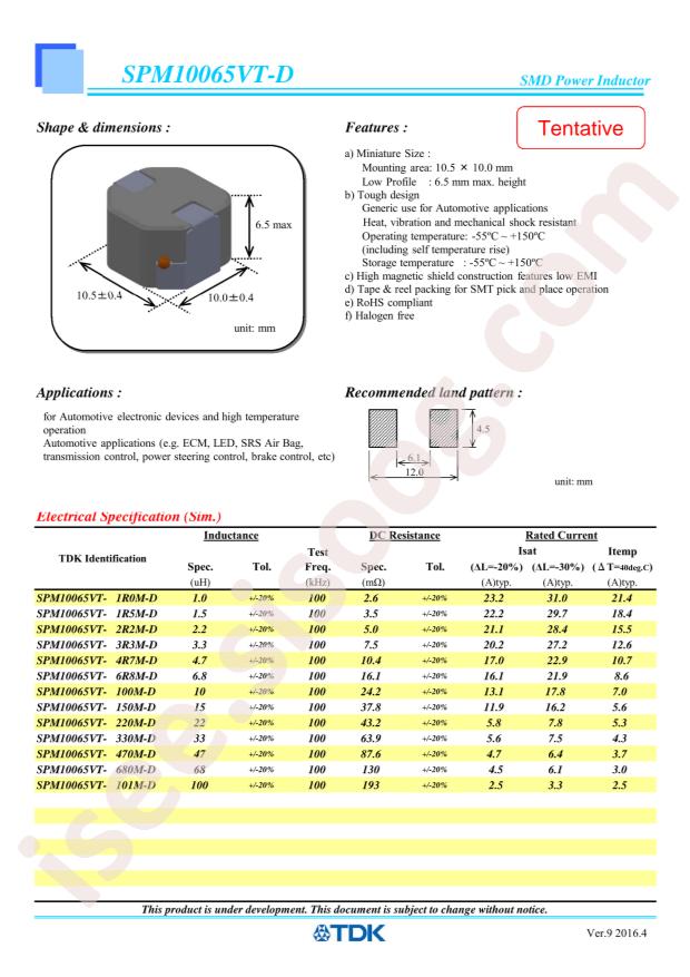 SPM10065VT-4R7M-D