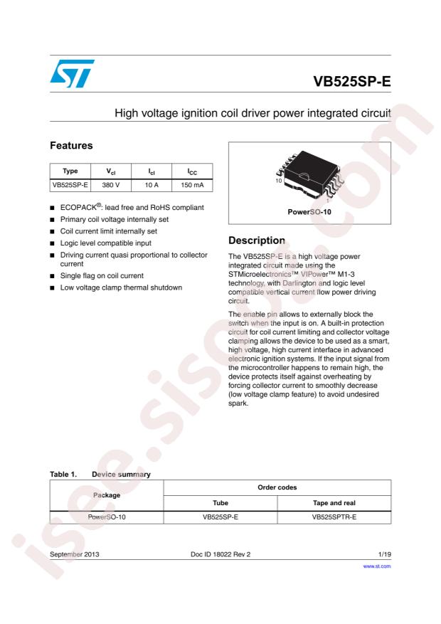 STMicroelectronics VB525SP-E