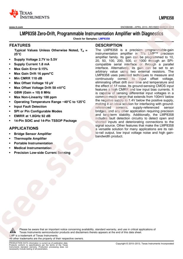 LMP8358MT/NOPB