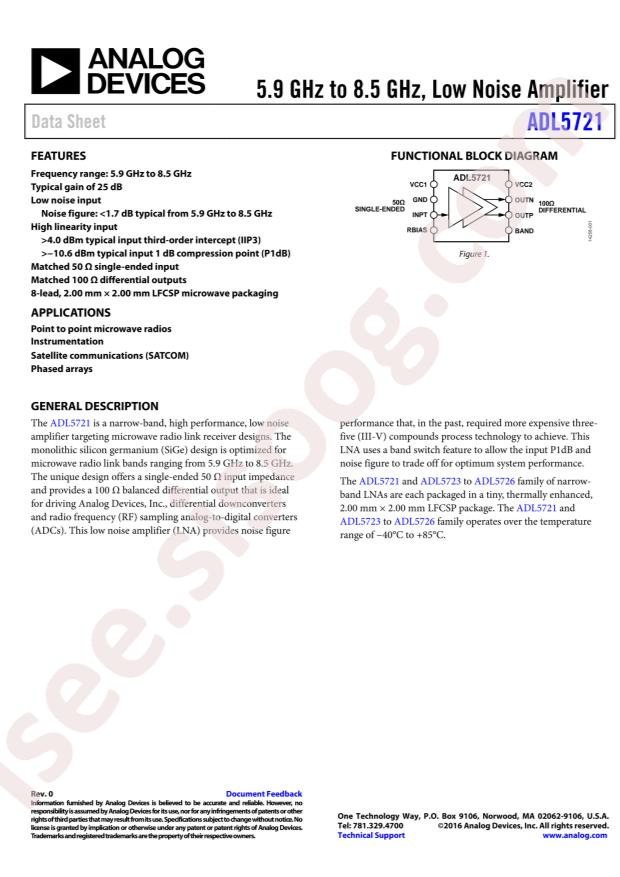 ADL5721ACPZN-R7