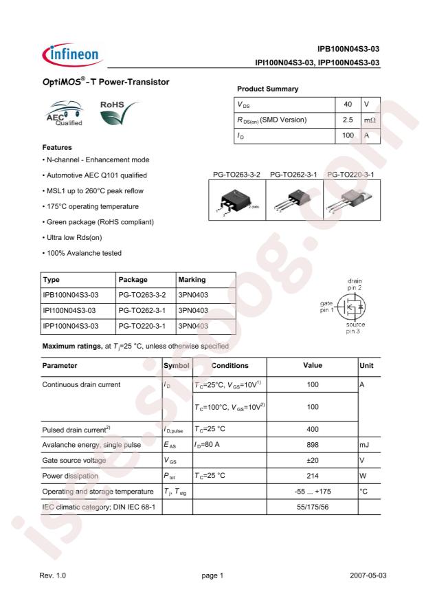 IPB100N04S3-03