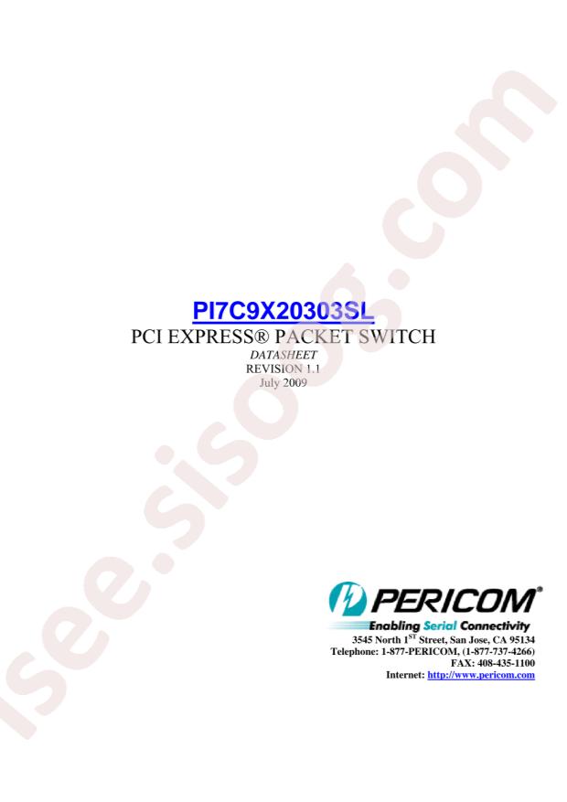 PI7C9X20303SLCFDEX