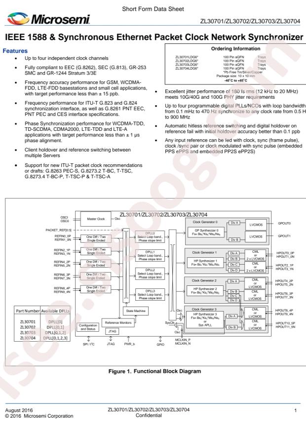 ZL30703LDG6
