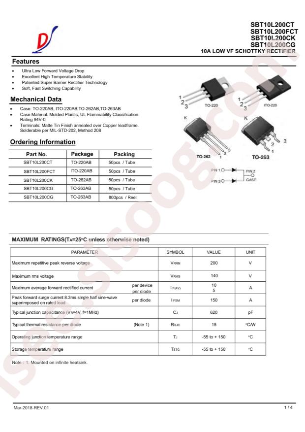 SBT10L200CT