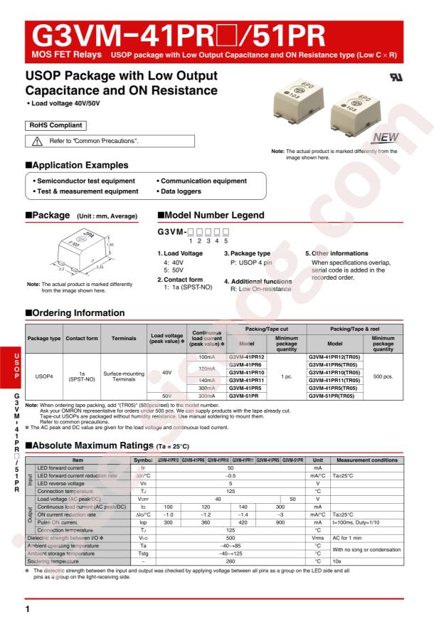 G3VM-51PR(TR05)