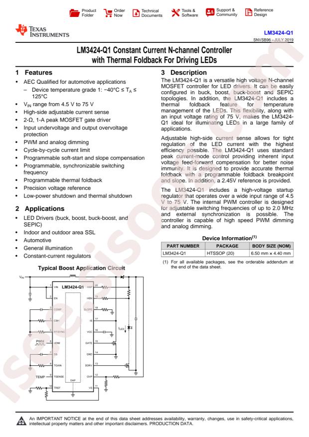 LM3424QMH/NOPB