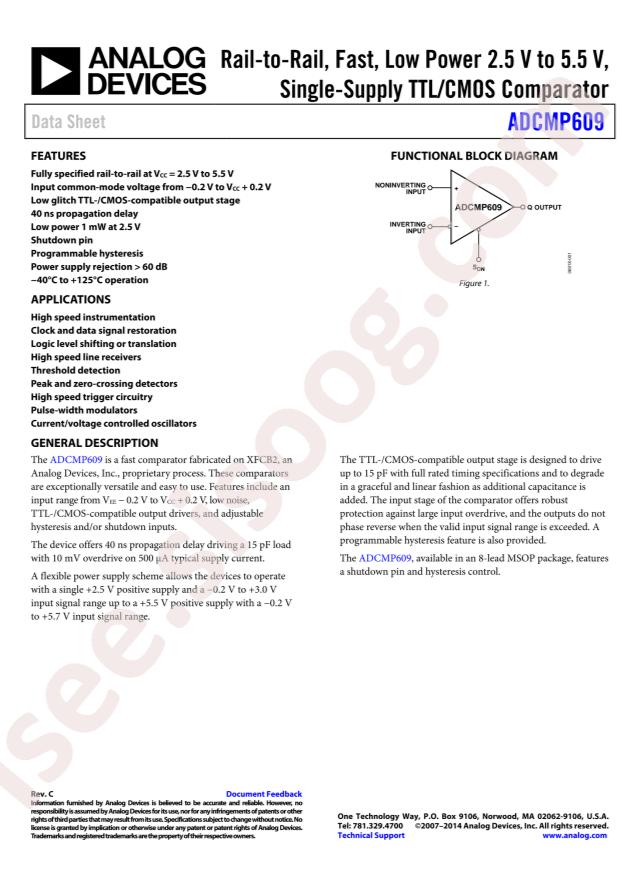 ADCMP609BRMZ