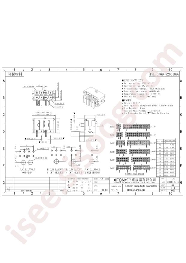 M3025R-2x7P