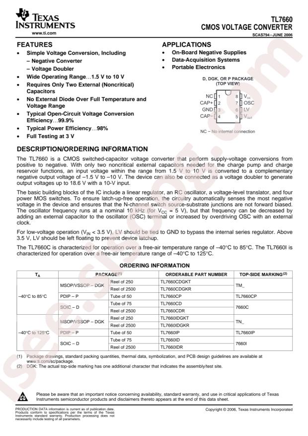 TL7660CDGKR