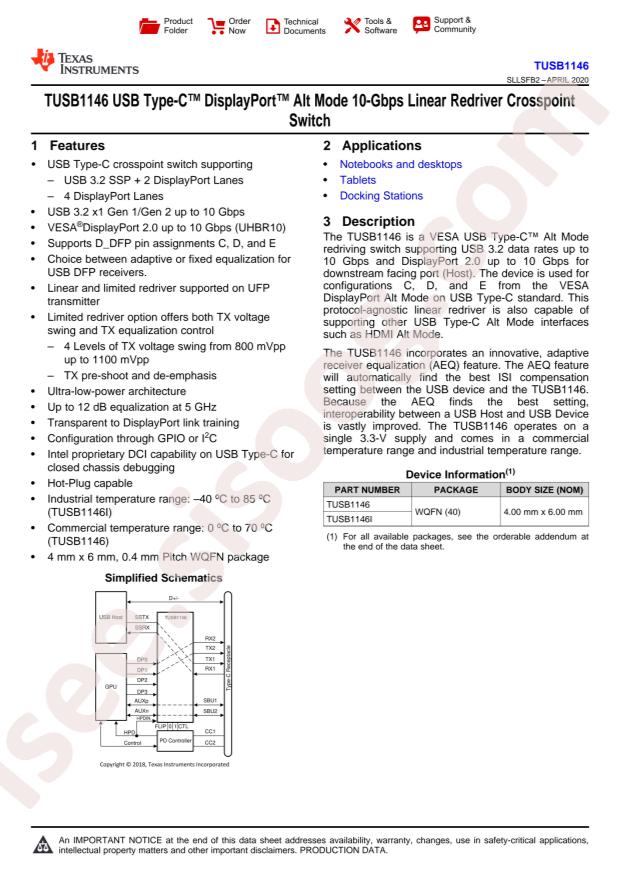 TUSB1146RNQR