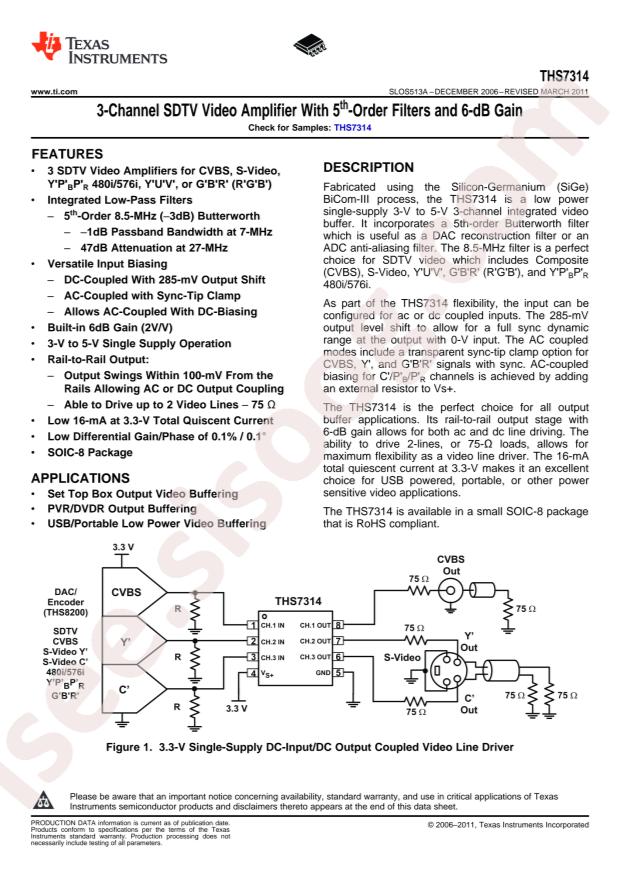 THS7314D