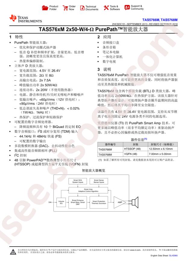 TAS5766MDCAR