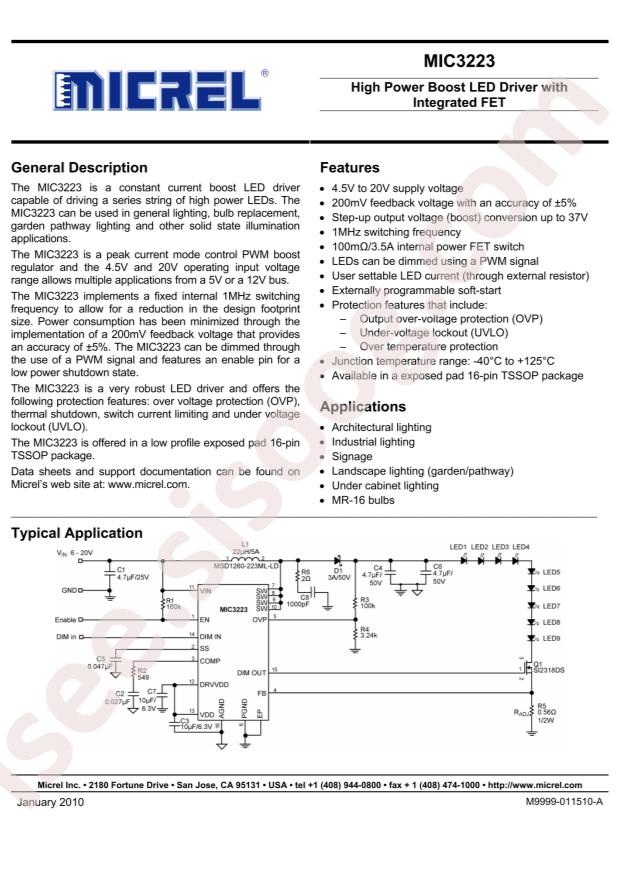 MIC3223YTSE-TR