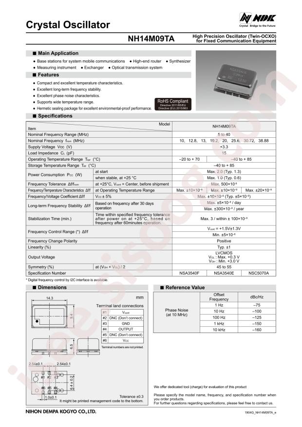 NH14M09TA-10M-NSA3540E