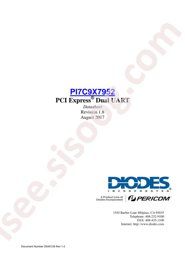 PI7C9X7952BFDE