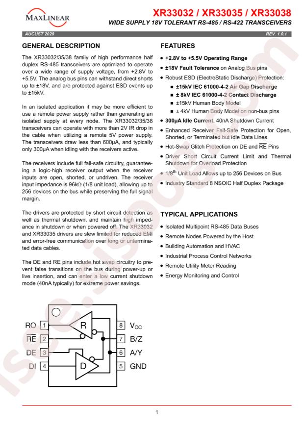 MaxLinear XR33032IDTR-F
