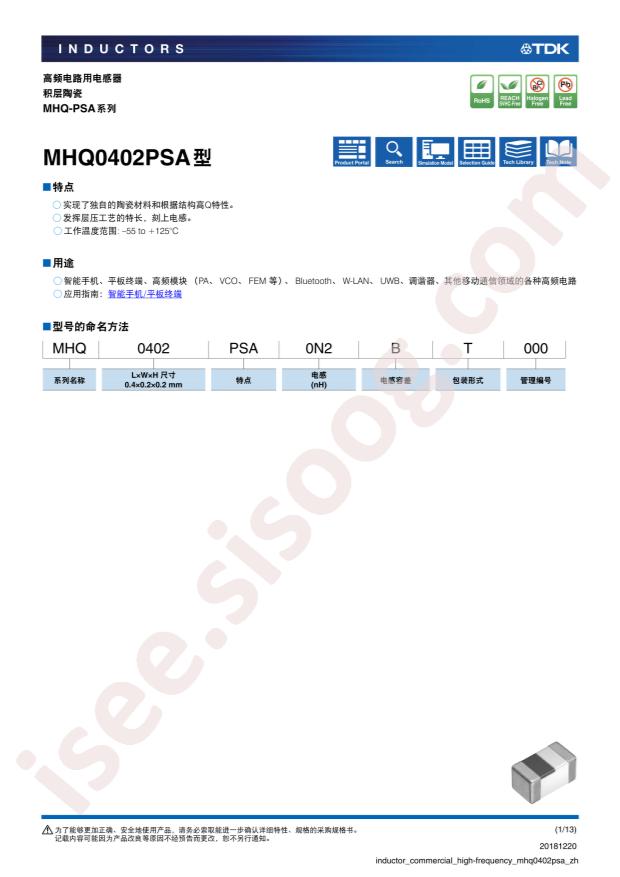 MHQ0402PSA15NHT000
