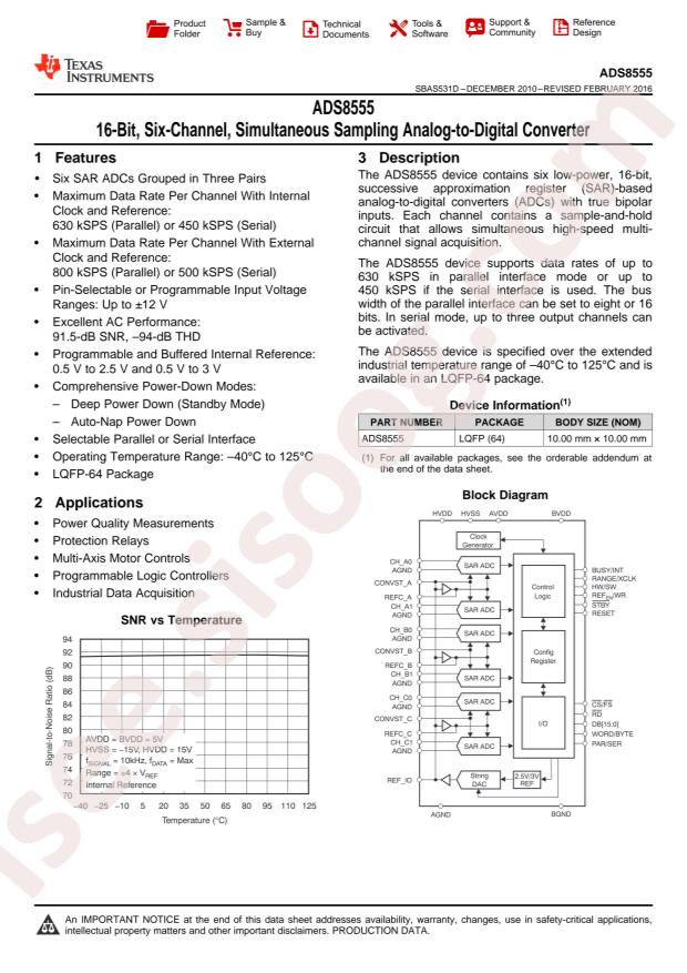 ADS8555SPMR