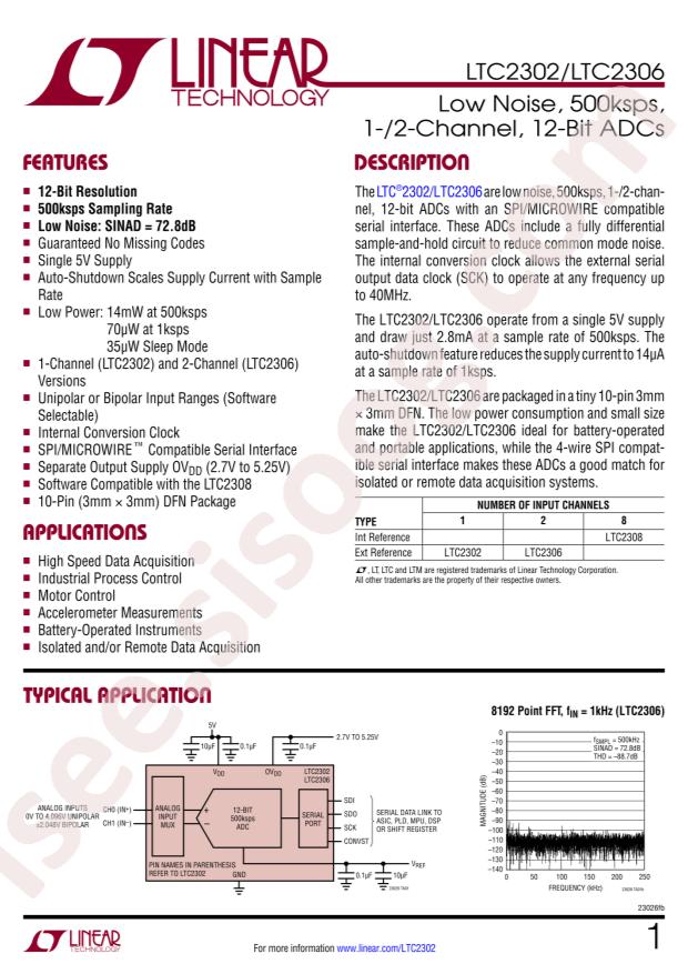 LTC2302IDD#PBF