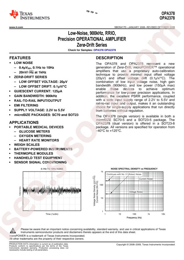 OPA378AIDBVR