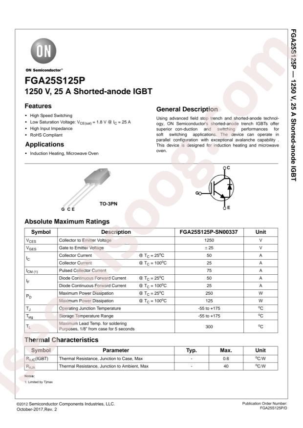 FGA25S125P-SN00337