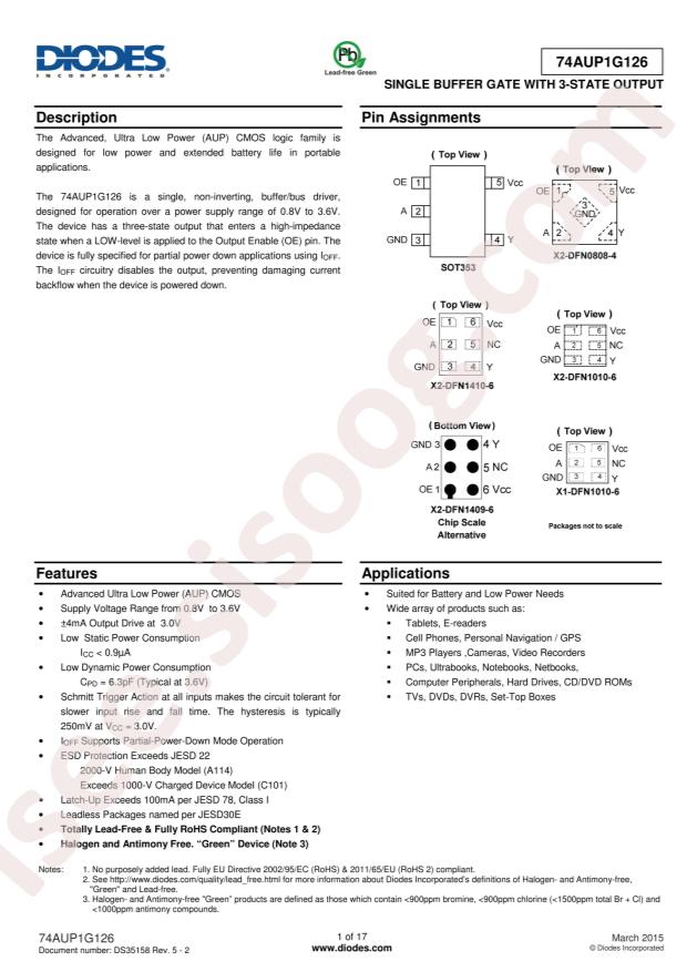 74AUP1G126FZ4-7