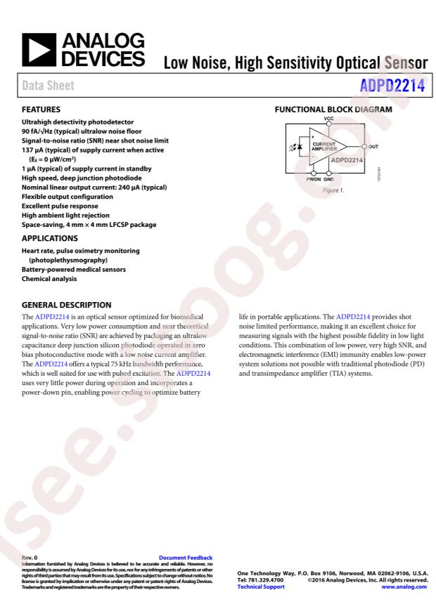 ADPD2214ACPZ-RL