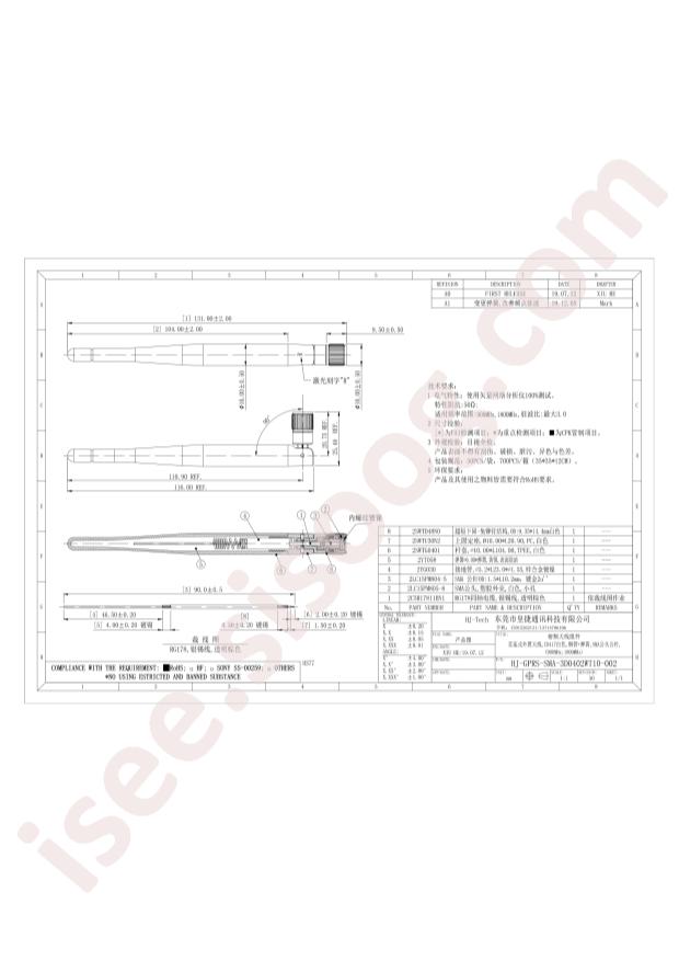 HJ-GPRS-SMA-3D0402WT10-002