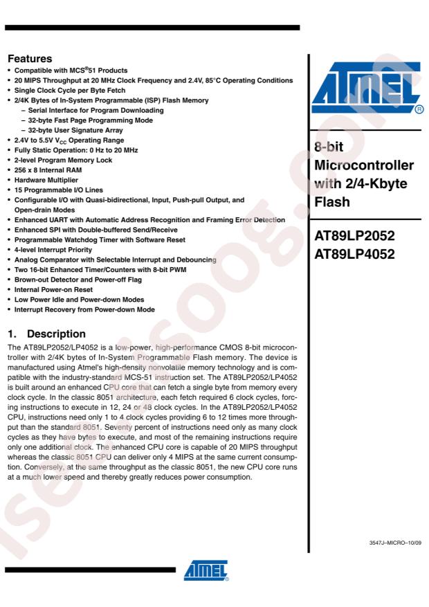 AT89LP2052-20SU