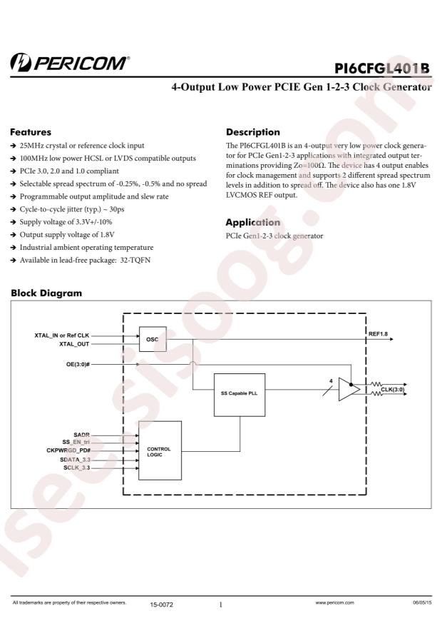 PI6CFGL401BZHIEX