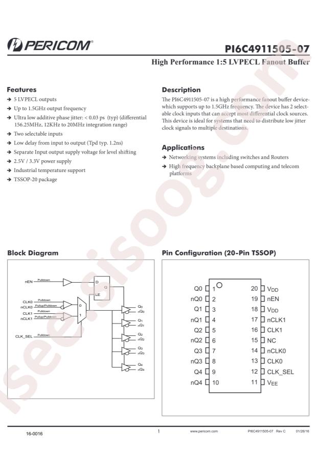 PI6C4911505-07LIEX