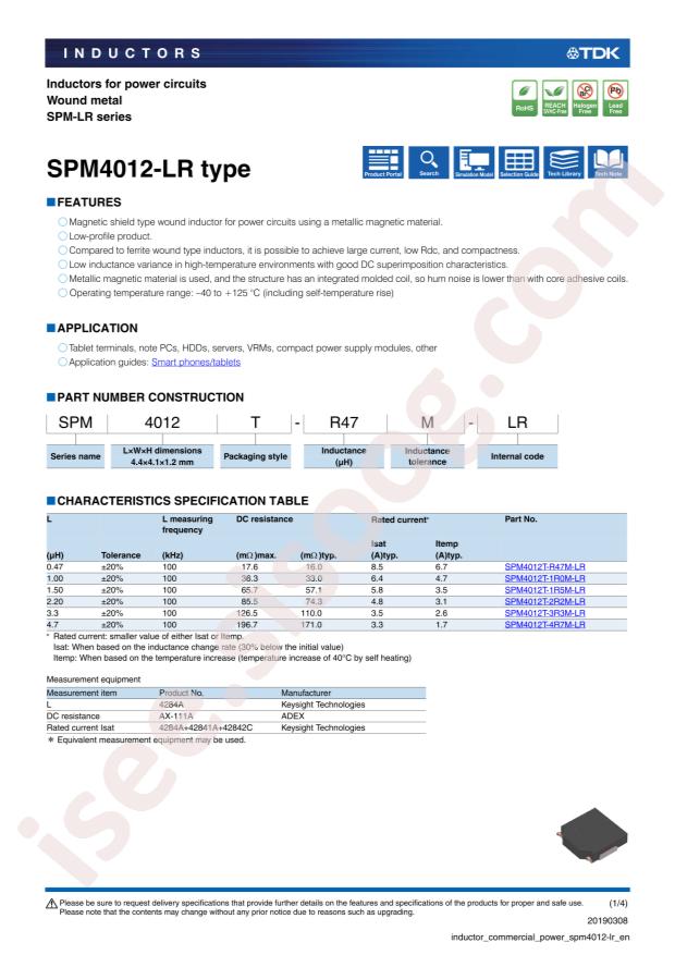 SPM4012T-R47M-LR