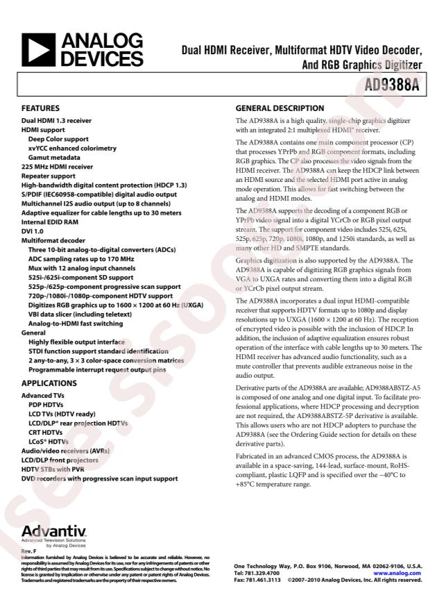 AD9388ABSTZ-5P