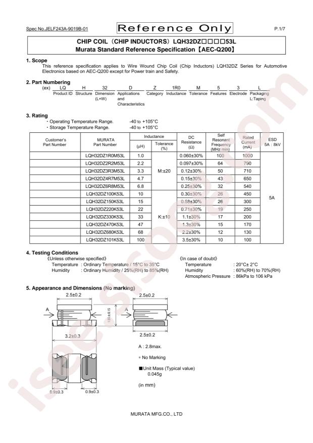 LQH32DZ100K53L