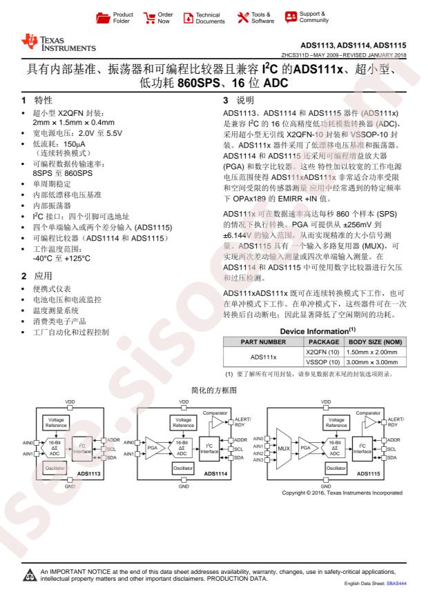 ADS1115IRUGR