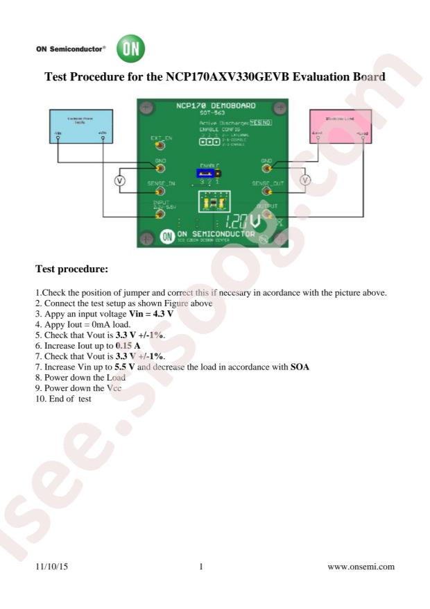 NCP170AXV330GEVB