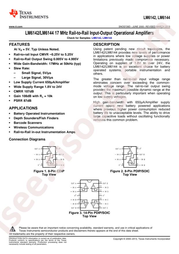 LM6144BIM/NOPB