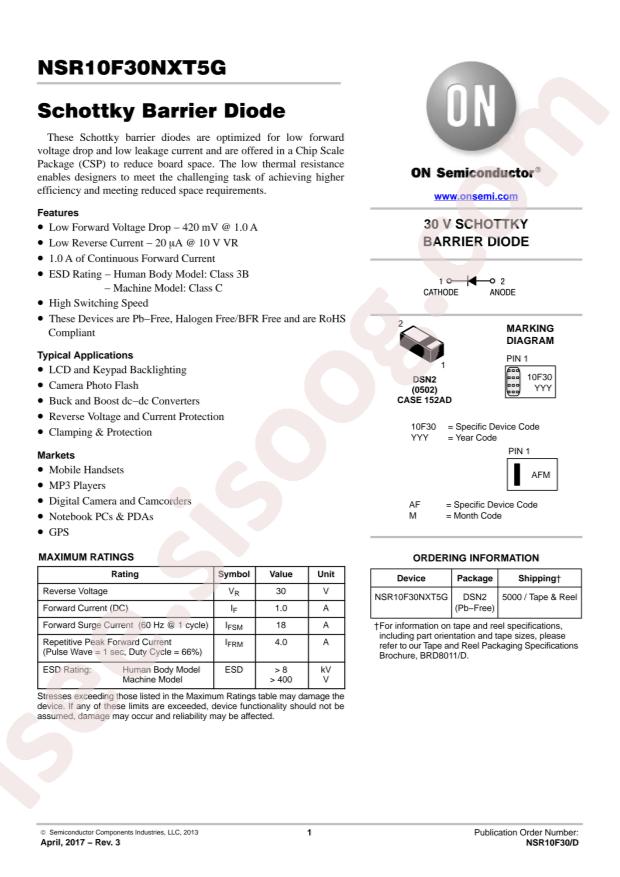 NSR10F30NXT5G