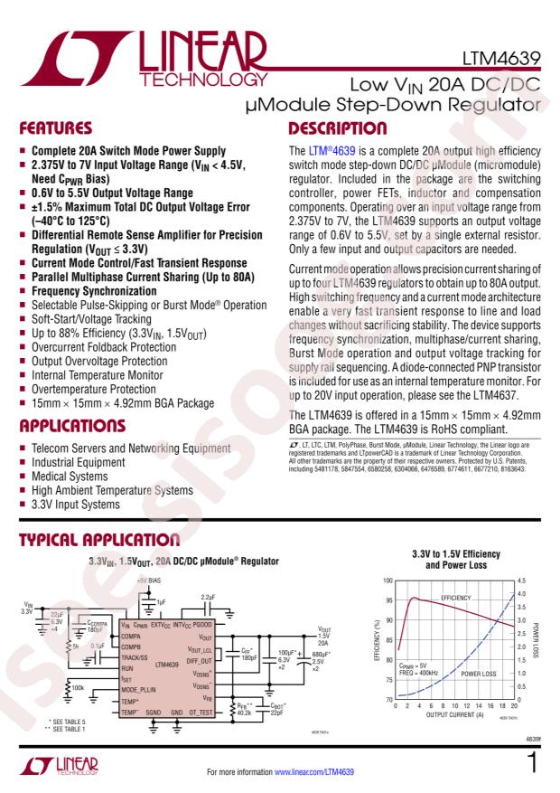 LTM4639IY#PBF