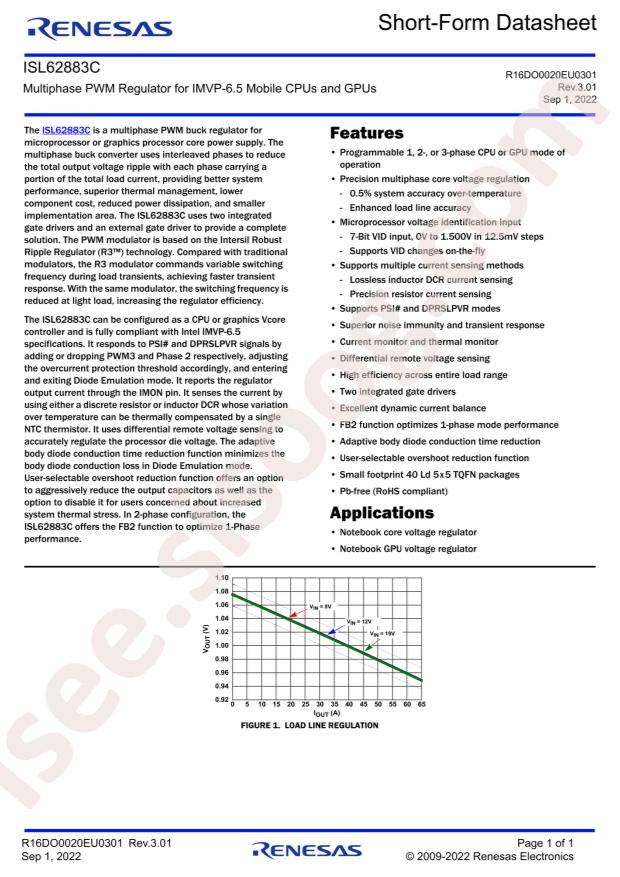 ISL62883CIRTZ-T