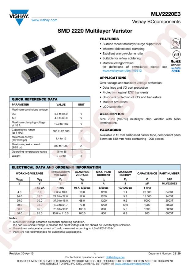 MLV2220E31403T