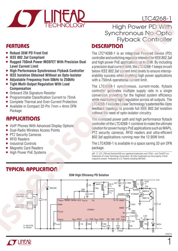 LTC4268IDKD-1#PBF